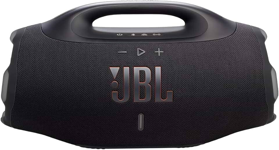 JBL, Caixa de Som, Boombox 4, Bluetooth, Som JBL Pro, AI Sound Boost, Graves Personalizáveis, Bateria de até 34h, IP68, Áudio Lossless – Preta
