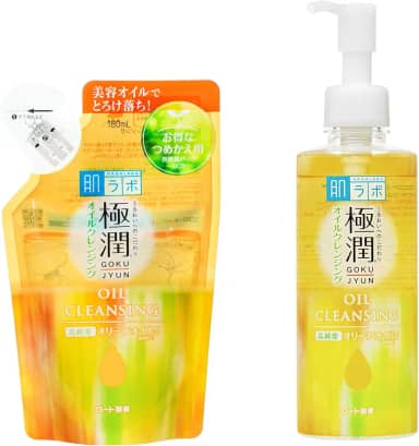 Hada Labo Cleansing Oil - Kit com Óleo de Limpeza facial demaquilante 200ml + Refil 180ml