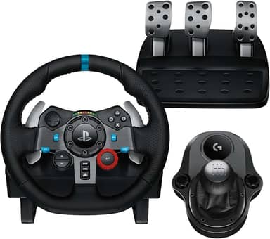 Combo Volante, Pedais e Cambio Logitech G29 SE Driving Force para PS5, PS4, PS3 e PC