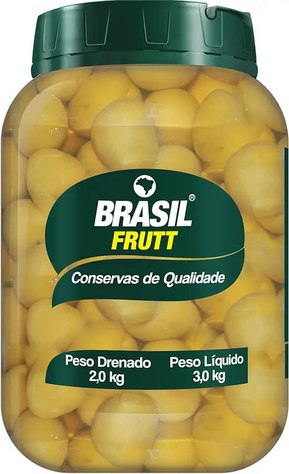 Brasil Frutt Azeitona Verde Gordal com Caroço balde 2kgs