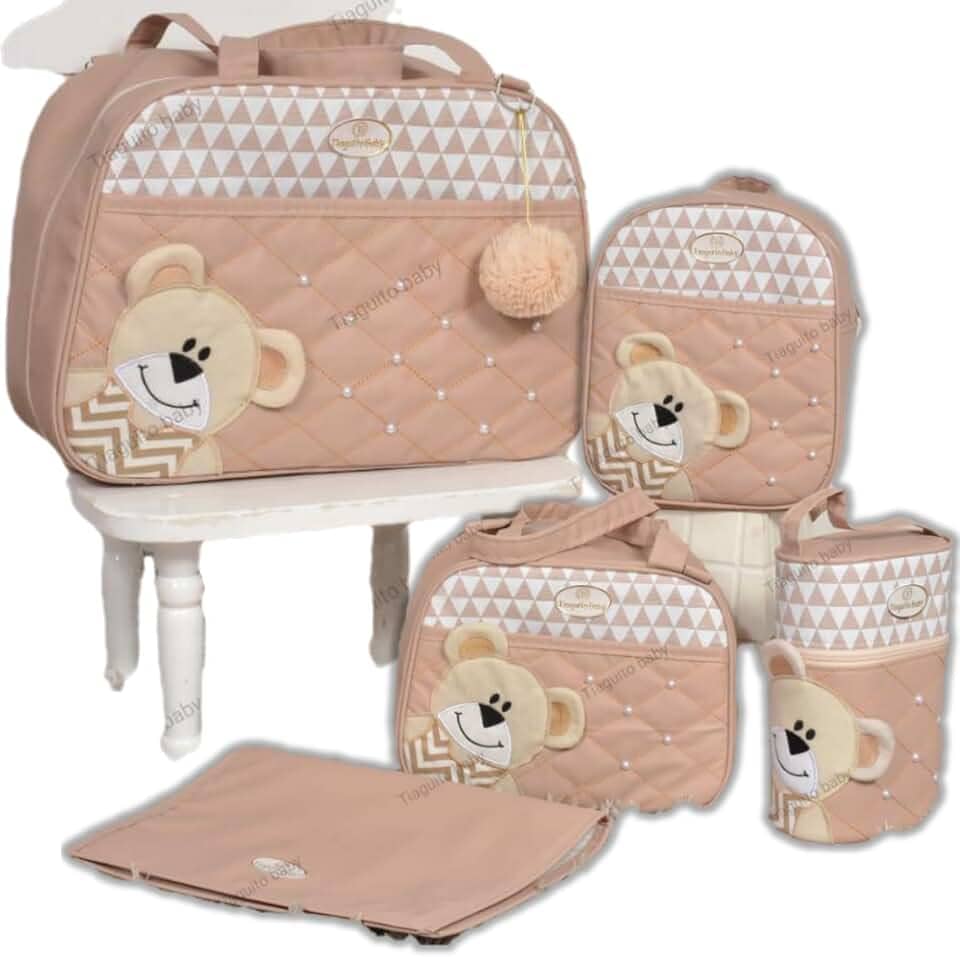 Kit Bolsa Maternidade Menina/menino 5 Peças com Mochila
