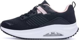 Tênis de caminhada feminino ortopédico para fascite plantar tênis moderno com suporte de arco para alívio da dor nos pés o dia todo em pé EUA 6-11, Rosa, preto, 38