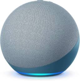 Echo com Alexa (Geração mais recente): Com som premium e hub Zigbee de casa inteligente - Cor Azul