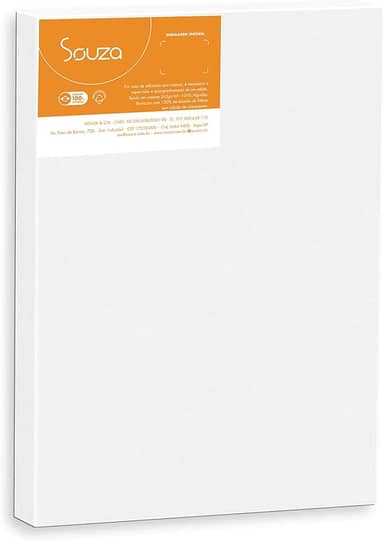 Tela De Pintura, Souza & Cia, 20cm X 30cm, Branco