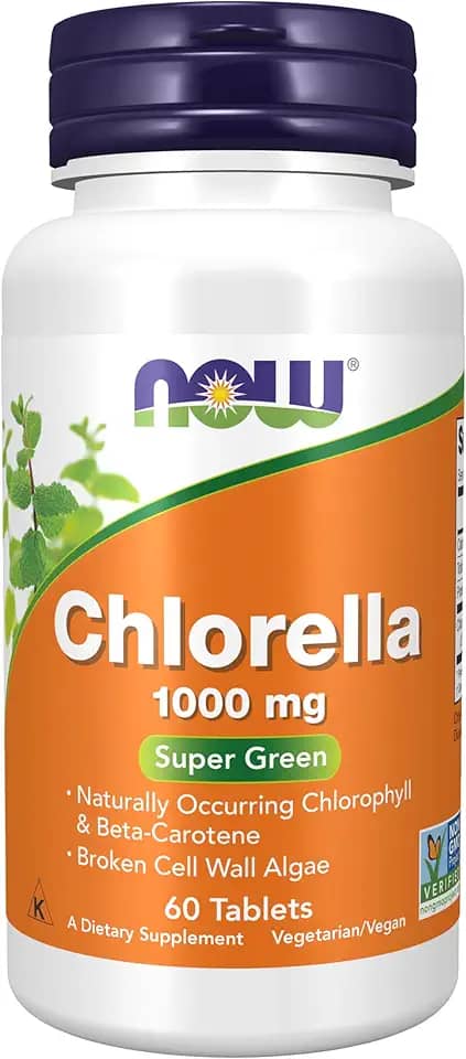 Chlorella 1000mg 60 Tabletes - Now Foods