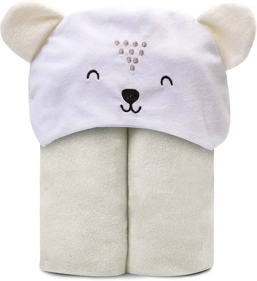 Papi Toalha De Banho Atoalhada Mami Bichuus Forrada C/ Capuz Bordado Para Bebê 90Cm X 80Cm Contém 01 Unidade