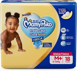 MamyPoko Fralda-Calça Dia&Noite M 18 Unidades