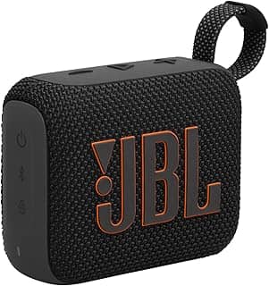 JBL, Caixa de Som, JBL, Go 4, Bluetooth, Portátil, Auracast, À Prova D'água e Poeira - Preta