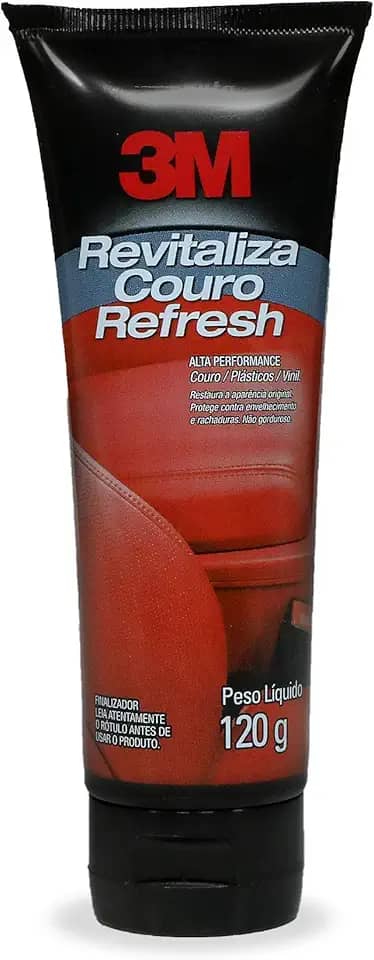 3M, Revitalizador de Couro Refresh, Alta Performance, 120g