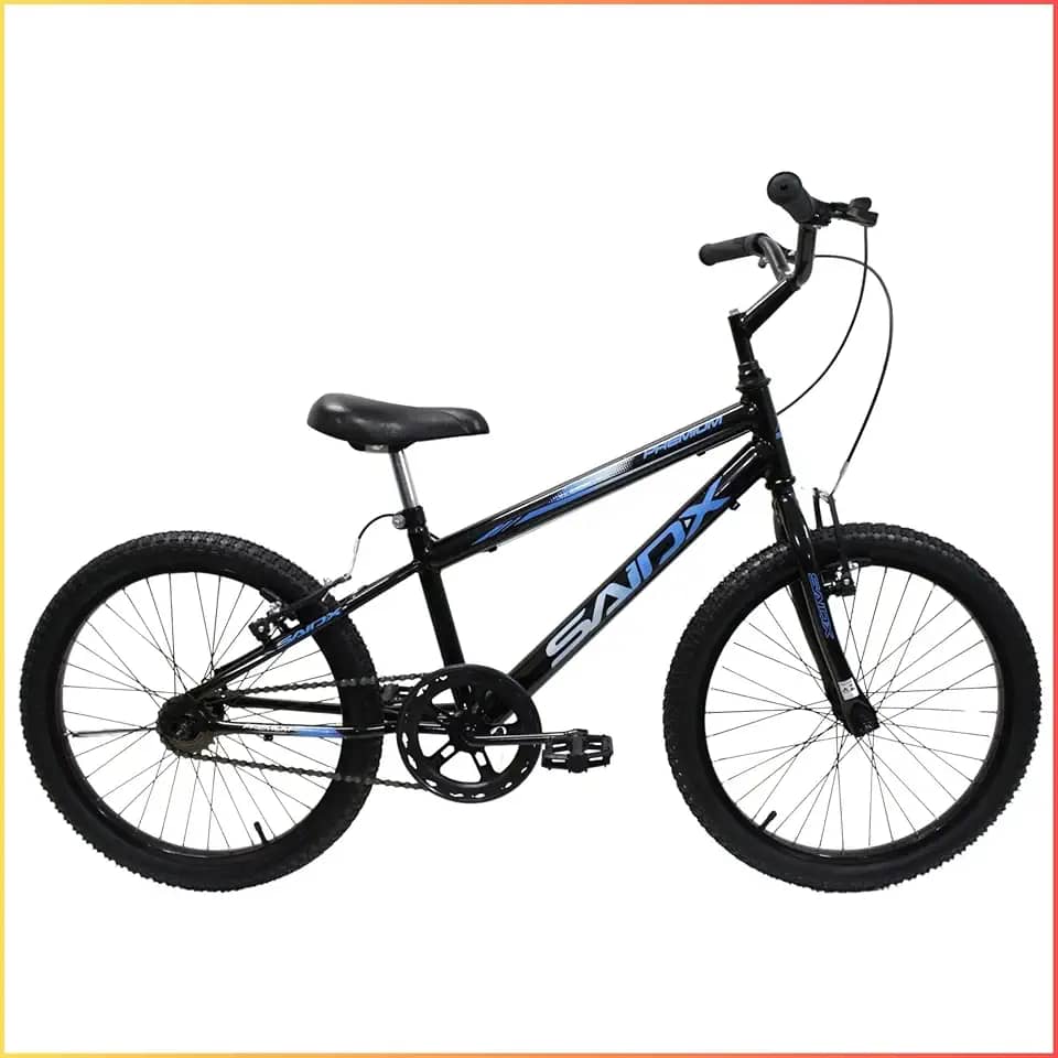 Bicicleta Aro 20 Infantil Saidx Premium Bike Freios V Brake Aro em Alumínio Feminina e Masculina
