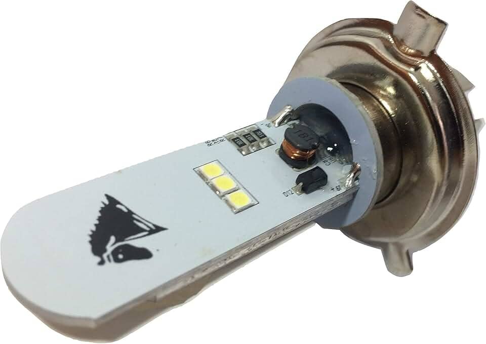 Lampada Led H4 Moto Farol 8000k Efeito Xenon Universal Stallion Unidade