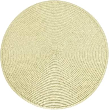 Mimo Style Redondo Lugar Americano, Verde, 38 x 38 cm