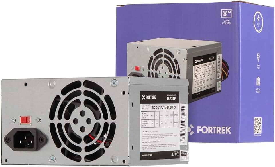 Fonte ATX 200W PWS-2003 20+4P FK420P Fortrek