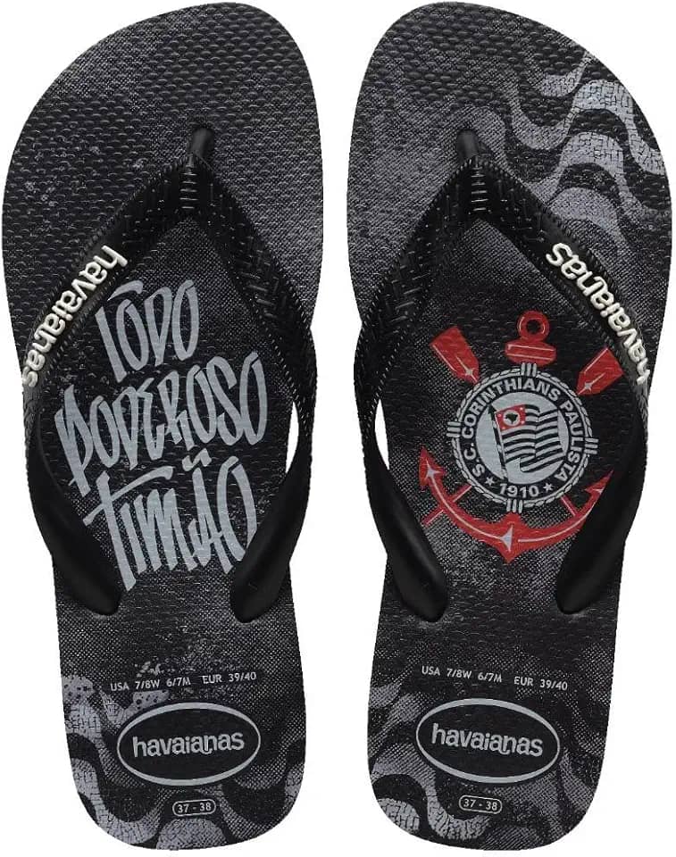 Chinelo Havaianas Top Corinthians masculino