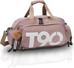 Bolsa Impermeável 3 em 1 para Academia Praia Viagem E Trabalho | Masculina Feminina Unissex (Caqui)