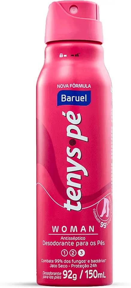Tenys Pé Baruel Woman Jato Seco 92g - Desodorante para os pés