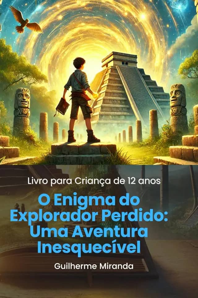 Livro para Criança de 12 anos: O Enigma do Explorador Perdido: Uma Aventura Inesquecível (Portuguese Edition)