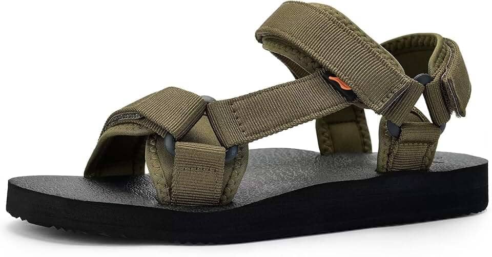 Sandálias femininas esportivas de caminhada com suporte de arco para ioga palmilha confortável para caminhadas aquáticas para praia, viagens atléticas