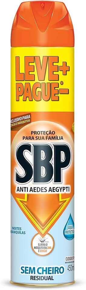 SBP Inseticida Anti Aedes Aegypti Aerossol 450 Ml