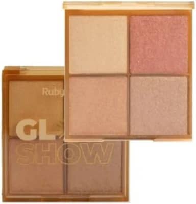 Paleta De Iluminador Glow Show HB75232 Ruby Rose