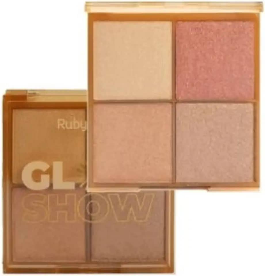 Paleta De Iluminador Glow Show HB75232 Ruby Rose