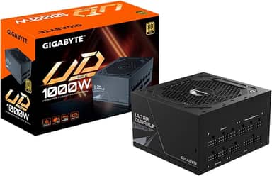 GIGABYTE Fonte de alimentação totalmente modular certificada GP-UD1000GM 1000W 80 Plus Gold