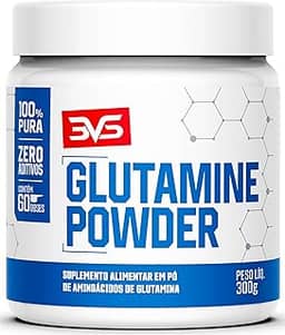 3VS Nutrition Glutamine Powder 300g 100% Glutamina Pura