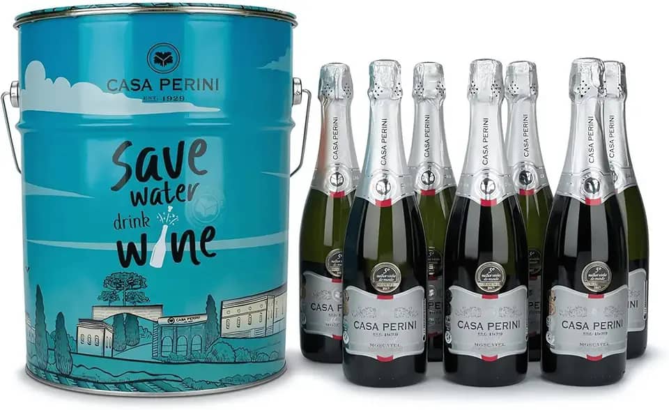 Espumante Branco Casa Perini Moscatel Balde C/7 Garrafas