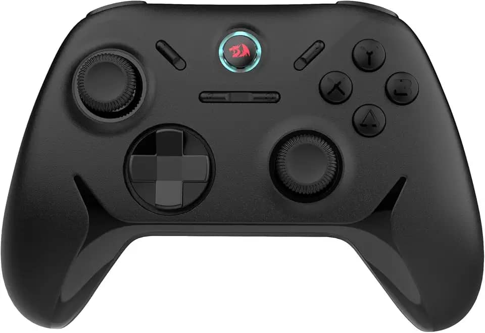 Controle Gamer Redragon Tophis Preto Analógicos e Gatilhos Hall Effect G821