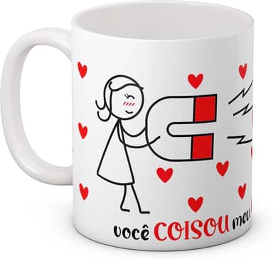 Caneca Namorado e Namorada Presente criativo para ele ou ela