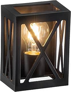 Arandela Externa Luminária De Parede Muro Transparente 44