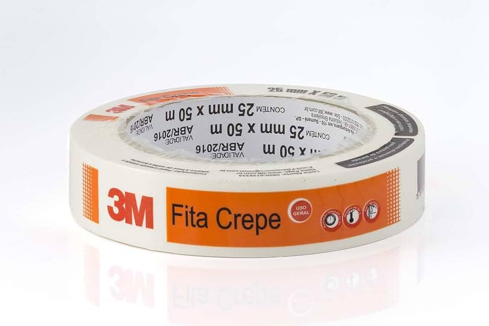 3M, Fita Crepe, 25mm X 50m, 1 unidade