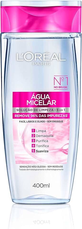L'Oréal Paris Dermo Expertise Solução de Limpeza 5 em 1 - Água Micelar 400ml