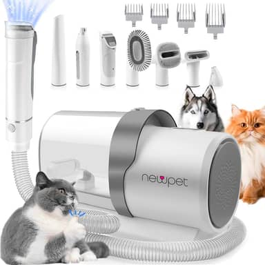 Aspirador de Pó para Animais de Estimação 2.5L Aspirador de pêlos para cães, aspirador potente de 10000Pa para pêlos de cães, 7 ferramentas (220V Volts)