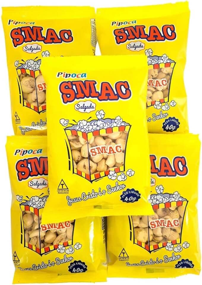 Pipoca Smac Salgada 40g c/10 unidades