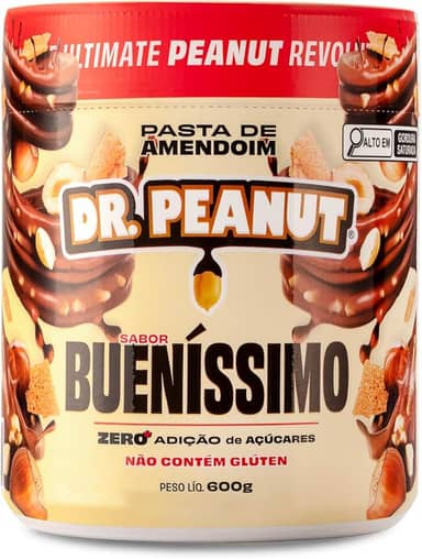 DR. Peanut Pasta de Amendoim Bueníssimo 600G - Com Whey Protein