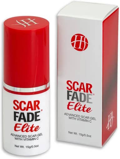 Tratamento avançado de cicatrizes Elite, remoção de cicatrizes, terapia de cicatrizes, prevenção de cicatrizes, gel anticicatriz com silicone e vitamina C -15 g