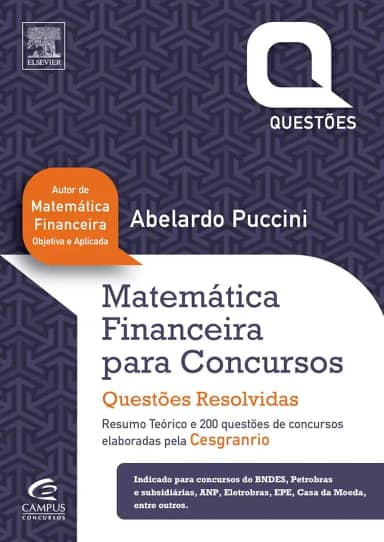 Matemática Financeira Para Concursos - Série Questões