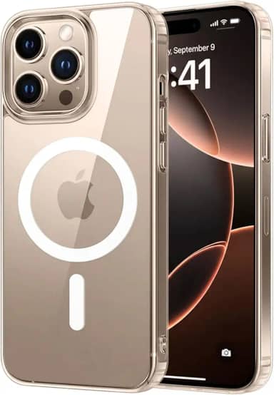Capa Mag-Safe para [iPhone 16 PRO] Capinha Magnetica Premium com [Proteção de Câmera] Clear Case Transparente [Anti-Amarelamento], Compatível com MagSafe, Resistente a Riscos e Anti Impacto