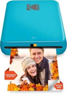 KODAK Step Instant Impressora fotográfica para smartphone – Impressora móvel sem fio portátil mini colorida – fotos adesivas Zink 5 x 7,6 cm – Bluetooth compatível com dispositivos iOS e Android –