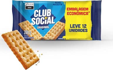 Club Social original - Biscoito regular, embalagem econômica, 288g