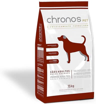 Chronos Ração Pet Cães Super Premium Adultos Raças Grandes 15Kg Para Todas Grande Adulto Sabor Frango