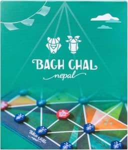 Lemery Games Bagh Chal - Jogo de Tabuleiro Estratégico Abstrato para 2 Jogadores