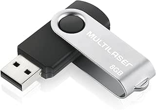 Pen Drive Twist 8Gb Usb Leitura 10Mbs Gravação 3Mbs Preto Multi - PD587