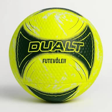 Bola de Futevôlei Dualt Futmesa Altinha PVC Resistente - Amarelo