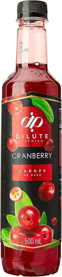 Dilute Xarope Cranberry Sabor Cranberry 500 Ml