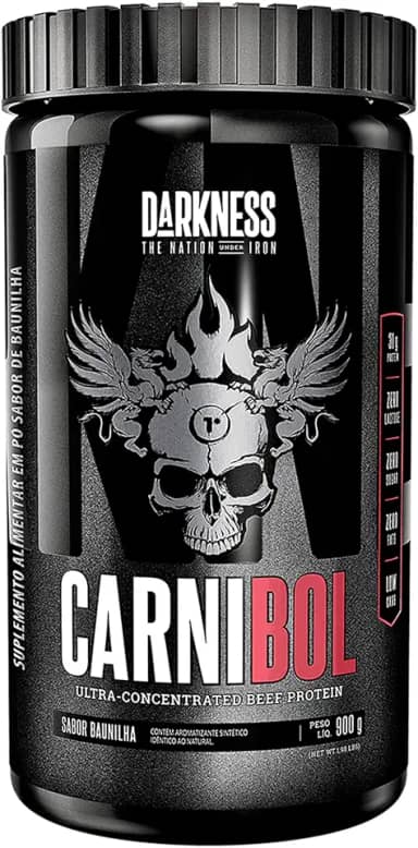 Darkness - Carnibol Sabor Baunilha 900g - Proteína de Carne com ProMyoBlend