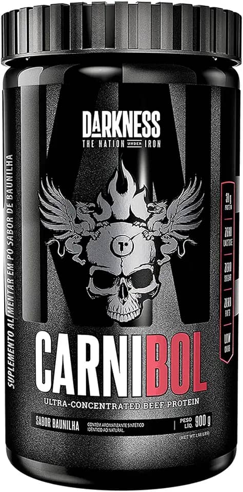 Darkness - Carnibol Sabor Baunilha 900g - Proteína de Carne com ProMyoBlend