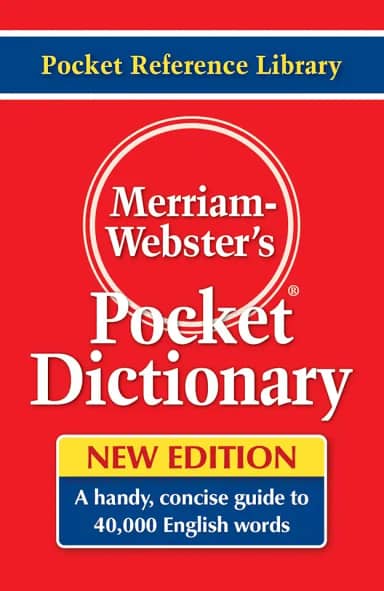 Merriam-Webster's Pocket Dictionary