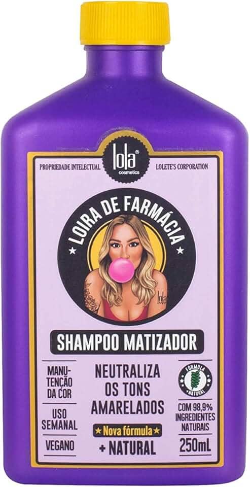 Loira de Farmácia Shampoo Matizador 250ml , Lola Cosmetics